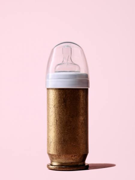 Photograph Tal Silverman Baby Bottle Bullet on One Eyeland
